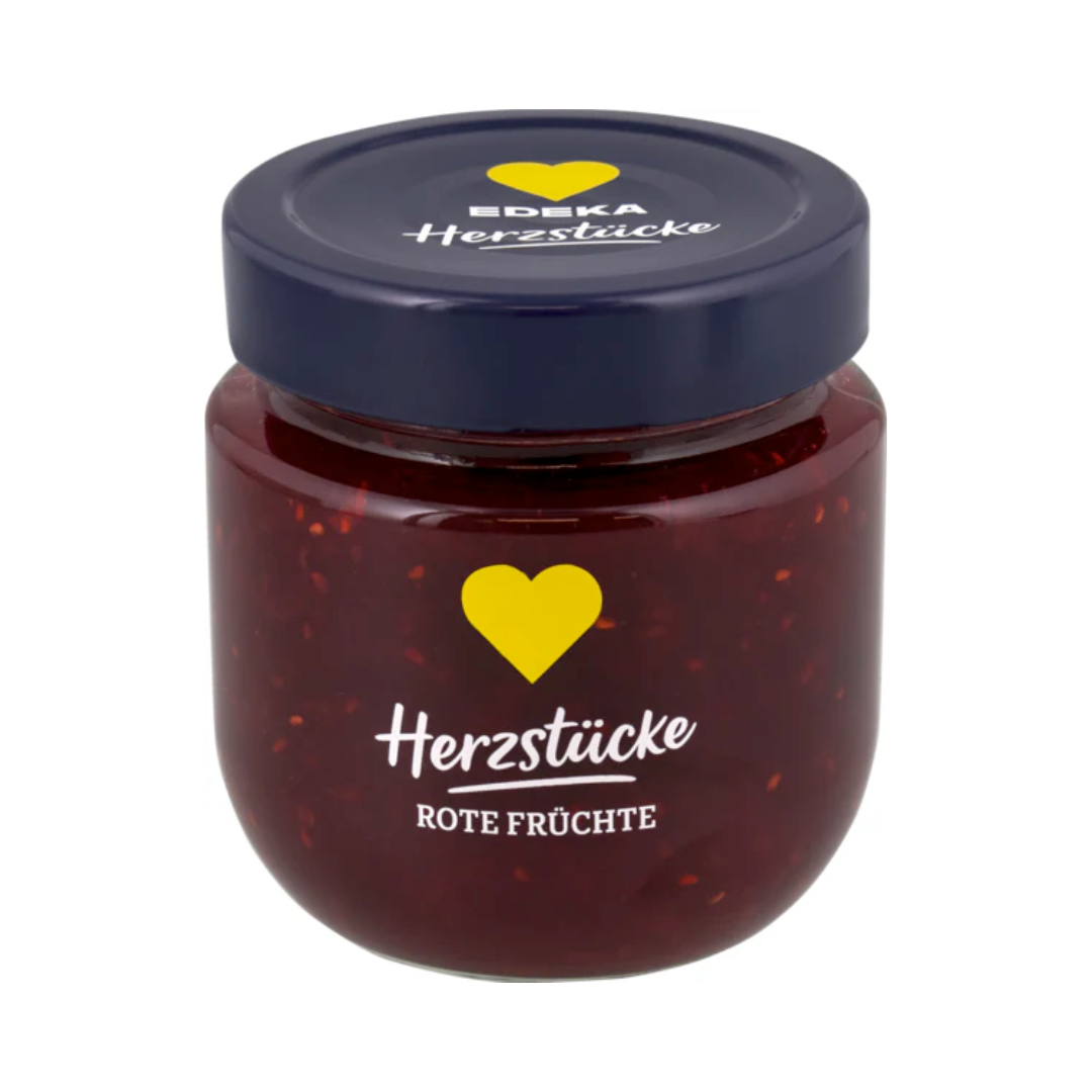 EDEKA Herzstücke Fruchtaufstrich Rote Früchte 230g
