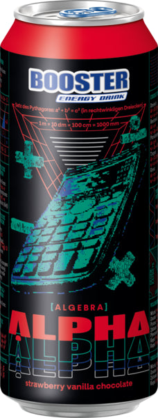 BOOSTER Energy Drink ENERGY4LIFE Strawberry-Vanilla-Chocolate 0,5l DPG