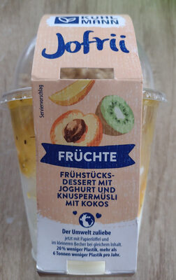 Kühlmann Jofrii Frühstücksbecher Joghurt-Tropic Grütze 285g