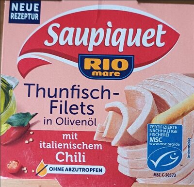 MSC Saupiquet Thunfisch-Filets in Olivenöl mit Chili 120g