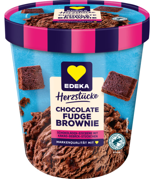 EDEKA Herzstücke Chocolate Brownie 500ml