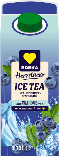 EDEKA Herzstücke Premium Eistee Weißer Tee-Heidelbeere 0,75l