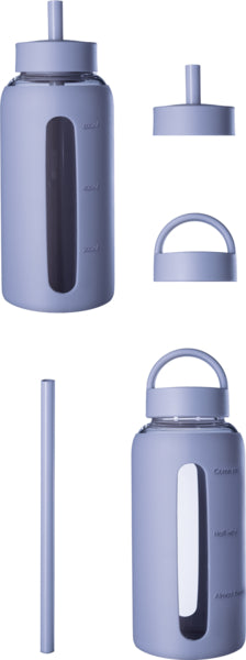 EDEKA zuhause Design Wasserflasche Glas