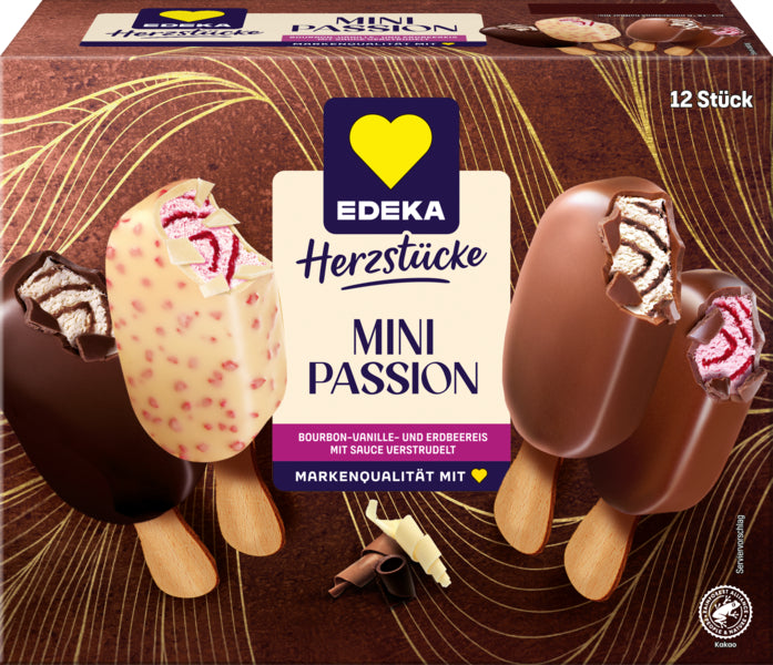 EDEKA Herzstücke Mini Choc Passion 12x50ml