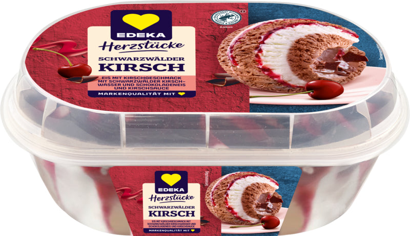 EDEKA Herzstücke Eis Schwarzwälder Kirsch 900ml