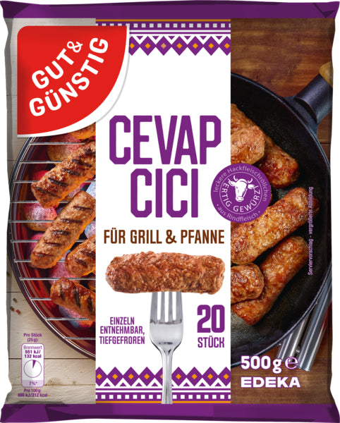 GUT&GÜNSTIG Cevapcici 500g