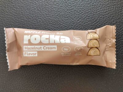 Rocka Nutrition Waffle Protein Bar Hazelnut Cream 30g