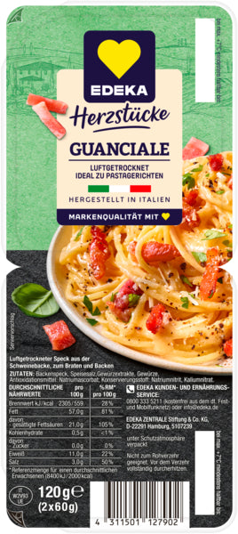 EDEKA Herzstücke Guanciale 2x60g