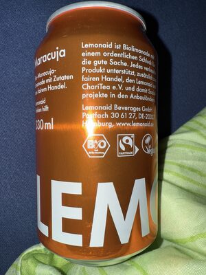 Bio Lemonaid Maracuja 0,33l DPG