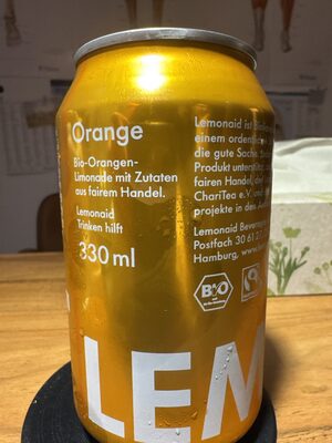 Bio Lemonaid Orange 0,33l DPG