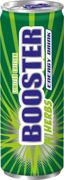 BOOSTER Energy Drink Herbs 0,33l DPG
