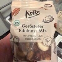 Bio Koro Gerösteter Edelnuss-Mix mit Pekan- und Haselnüssen 160g