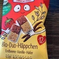 Bio Fruchtbar Duo-Häppchen Erdbeere Vanille Hafer 40g