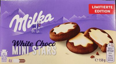 Milka Choco Mini Stars Weiße Schokolade 150g