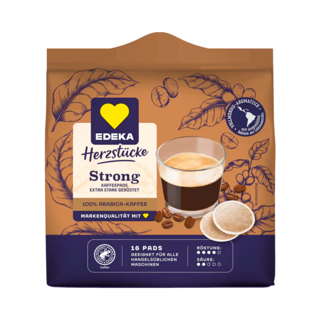 EDEKA Herzstücke Kaffeepads Strong 112g