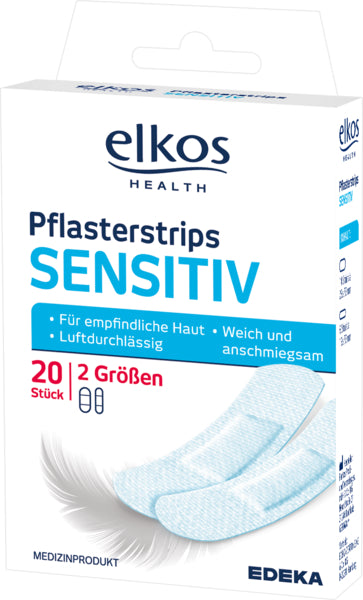 EDEKA elkos Health Pflasterstrips sensitiv 20ST