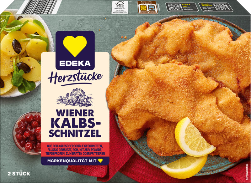 EDEKA Herzstücke Wiener Kalbsschnitzel 360g