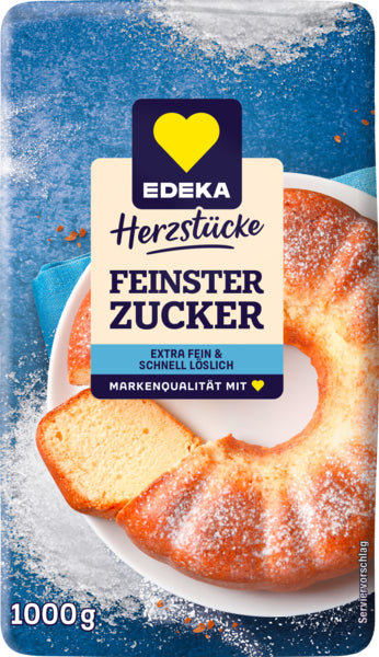 EDEKA Herzstücke feinster Zucker 1kg