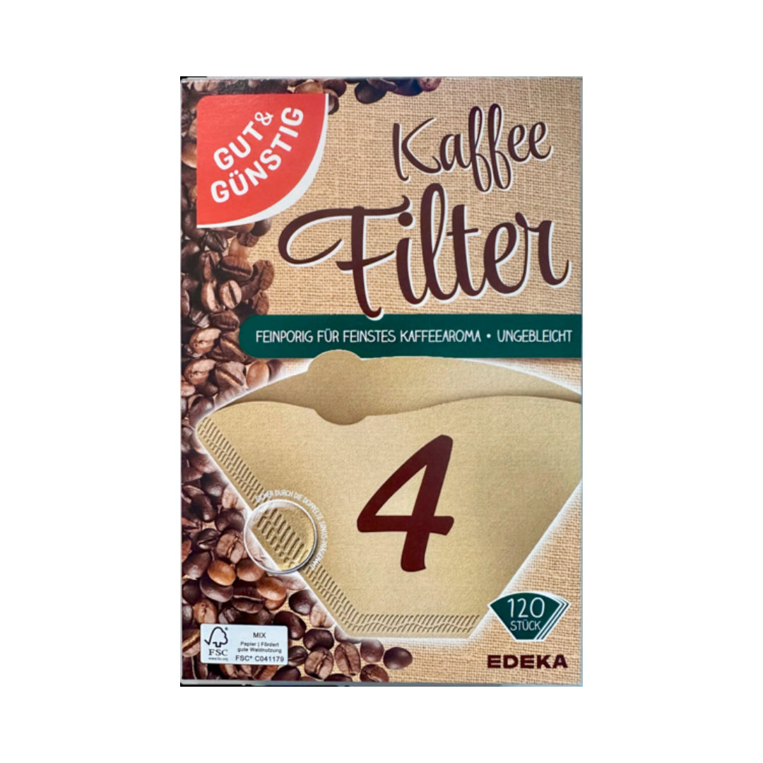 GUT&GÜNSTIG Kaffeefilter LFT FSC braun Gr.4 120ST
