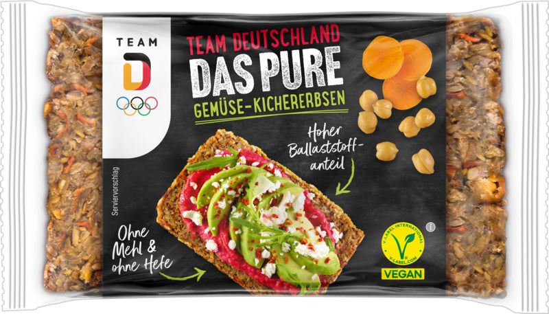 TEAM D Das Pure Langzeitbrot Kichererbse Gemüse 300g