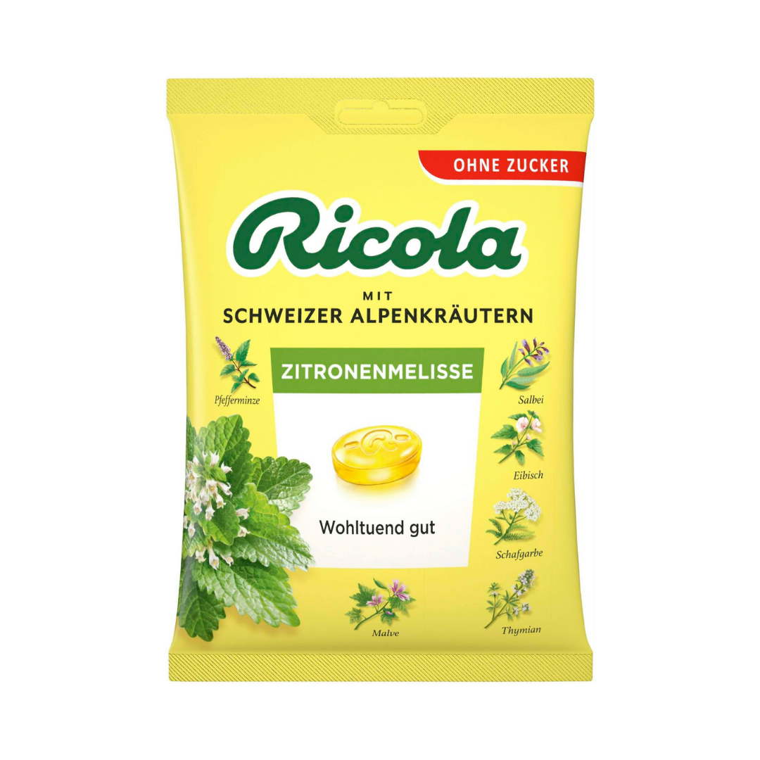 Ricola Zitronenmelisse ohne Zucker 75g