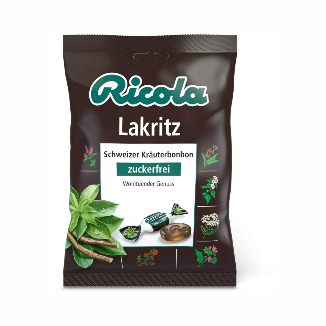 Ricola Lakritz ohne Zucker 75g