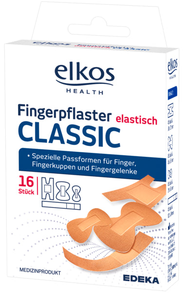 EDEKA elkos Health Fingerpflaster elastisch 16ST