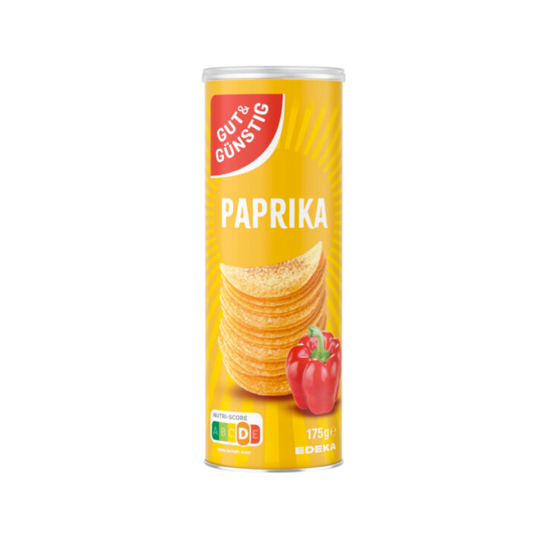 GUT&GÜNSTIG Stapelchips Paprika 175g