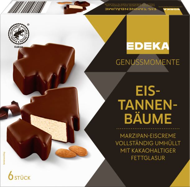 EDEKA Genussmomente Tannenbäume Marzipan 6x85ml