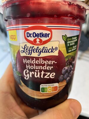 Dr.Oetker Heidelbeer-Holunder Grütze 400g