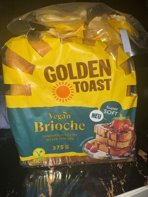 Golden Toast Vegan Brioche Sandwich 375g