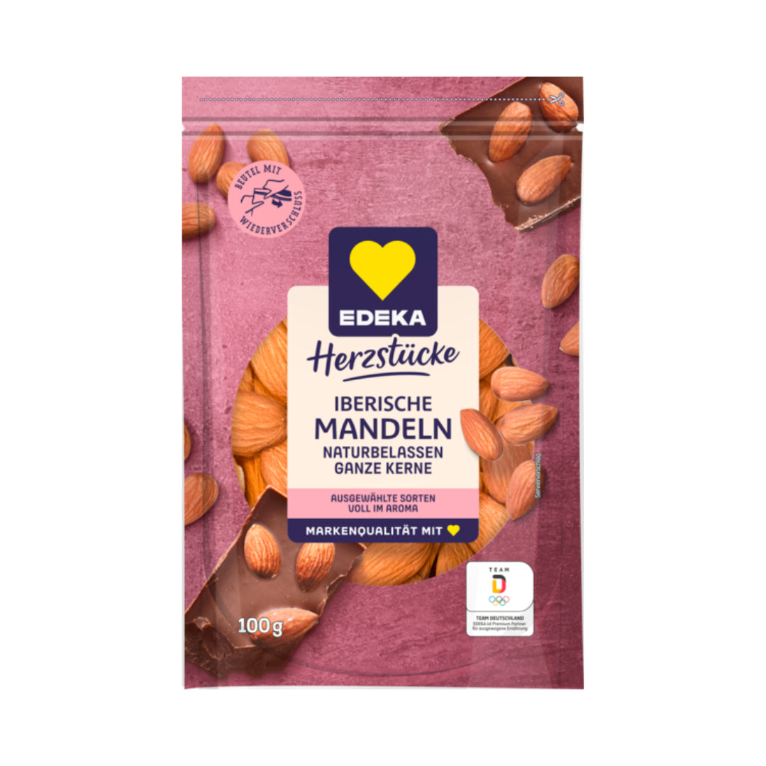 EDEKA Herzstücke Iberische Mandeln naturell ganz 100g