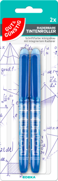 GUT&GÜNSTIG Tintenroller blau 2ST