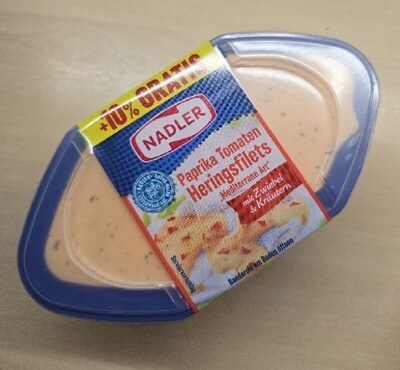 Nadler Sahne Heringsfilet Mediterran 400g+10%