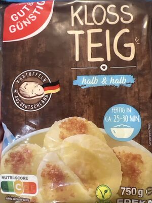 GUT&GÜNSTIG Kloßteig halb&halb 750g