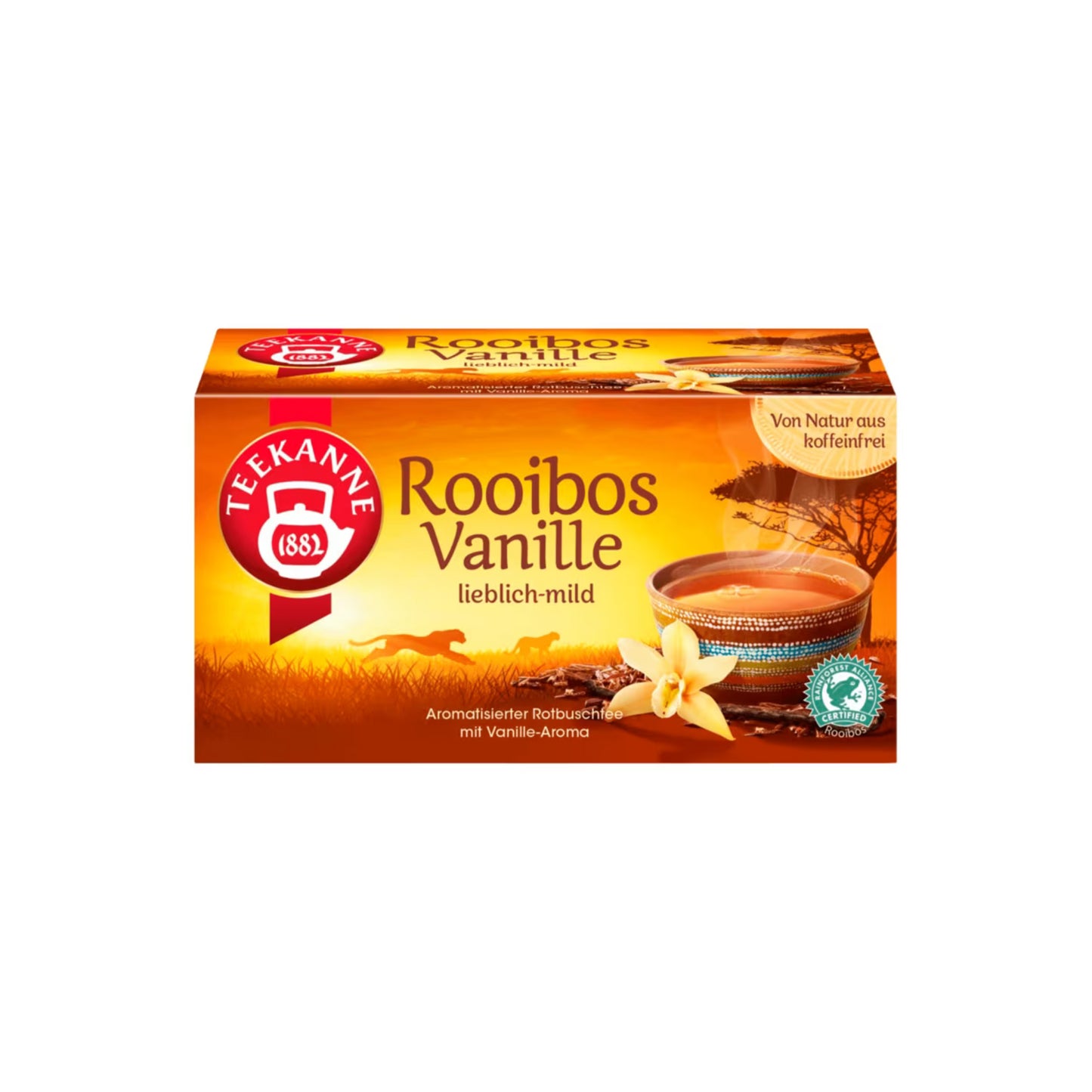 Teekanne Rooibos Vanille Rainforest Alliance 20ST 35g