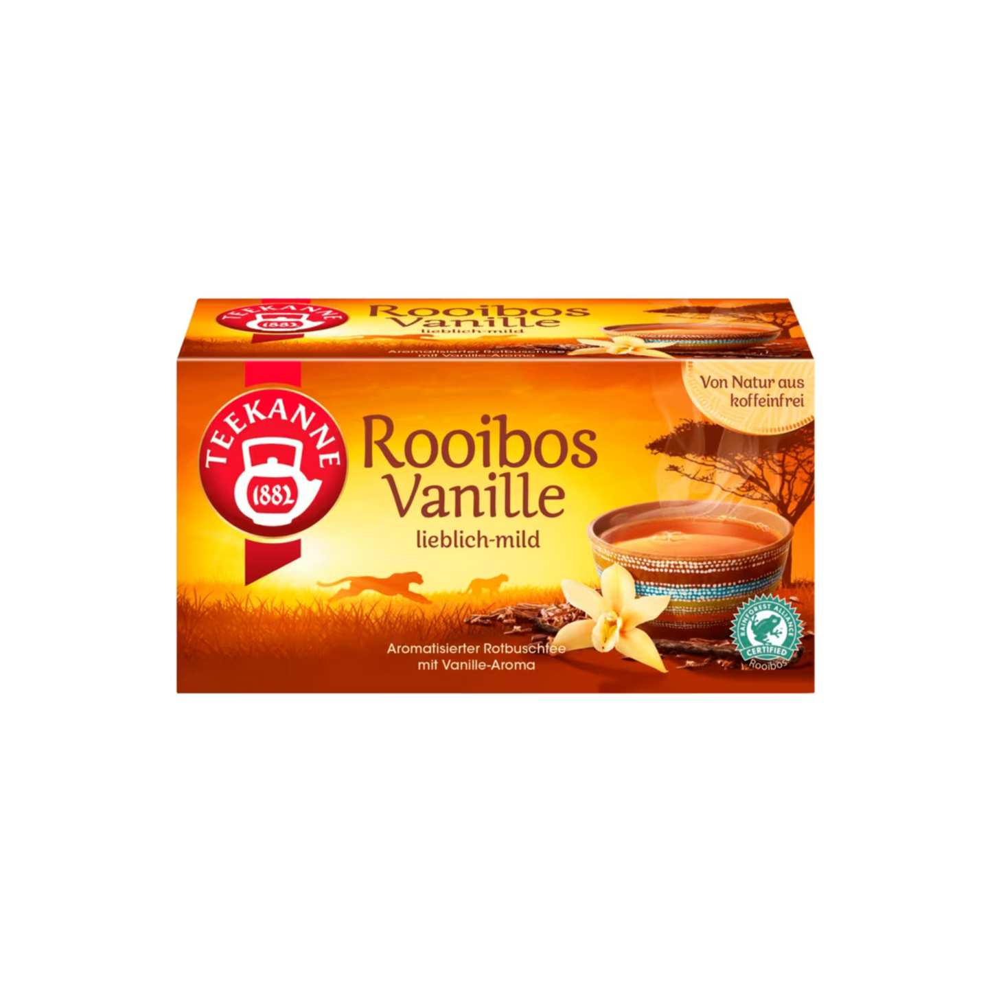 Teekanne Rooibos Vanille Rainforest Alliance 20ST 35g