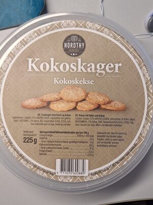 Nordthy Kokos Kager 225g