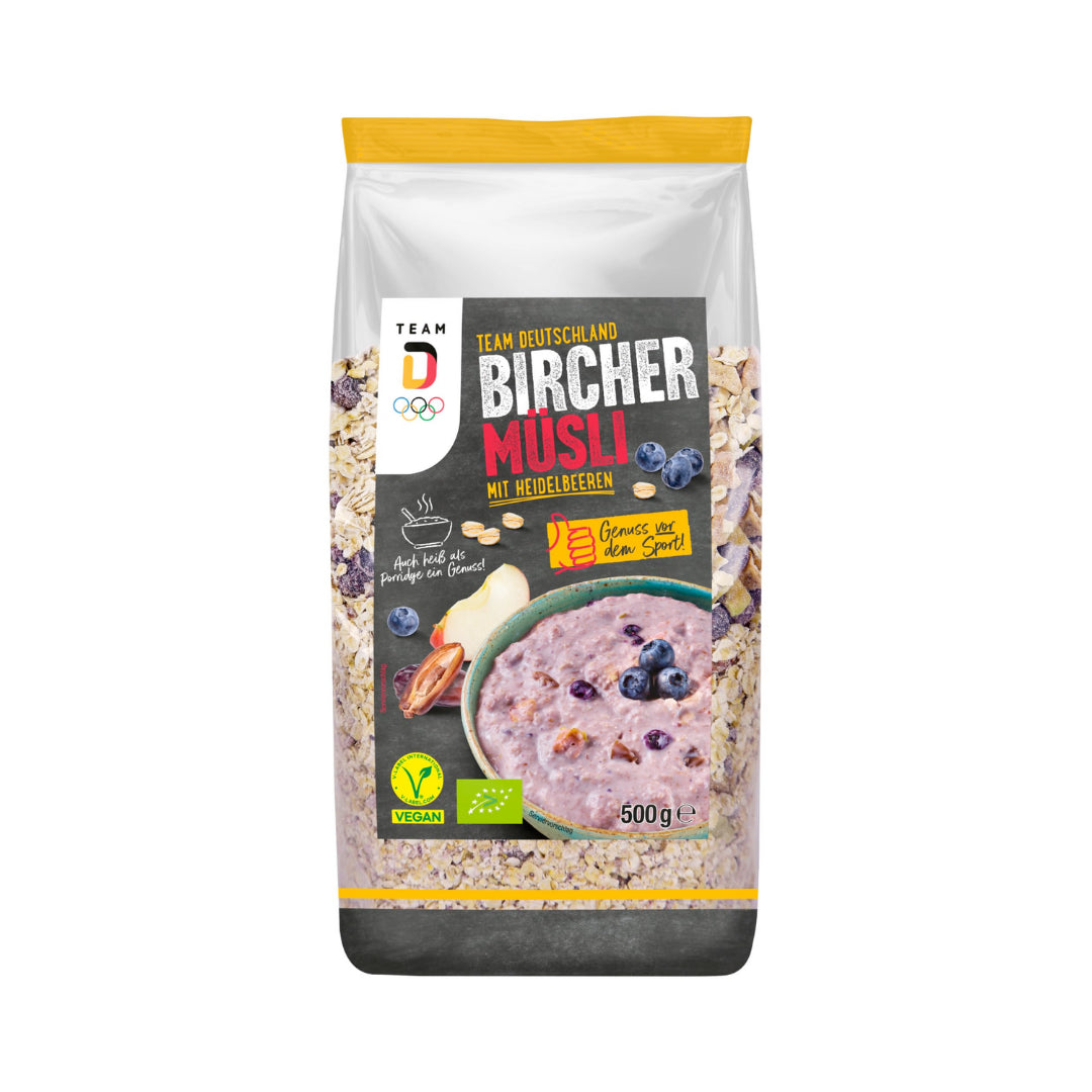 Bio TEAM D Bircher Müsli Heidelbeere 500g