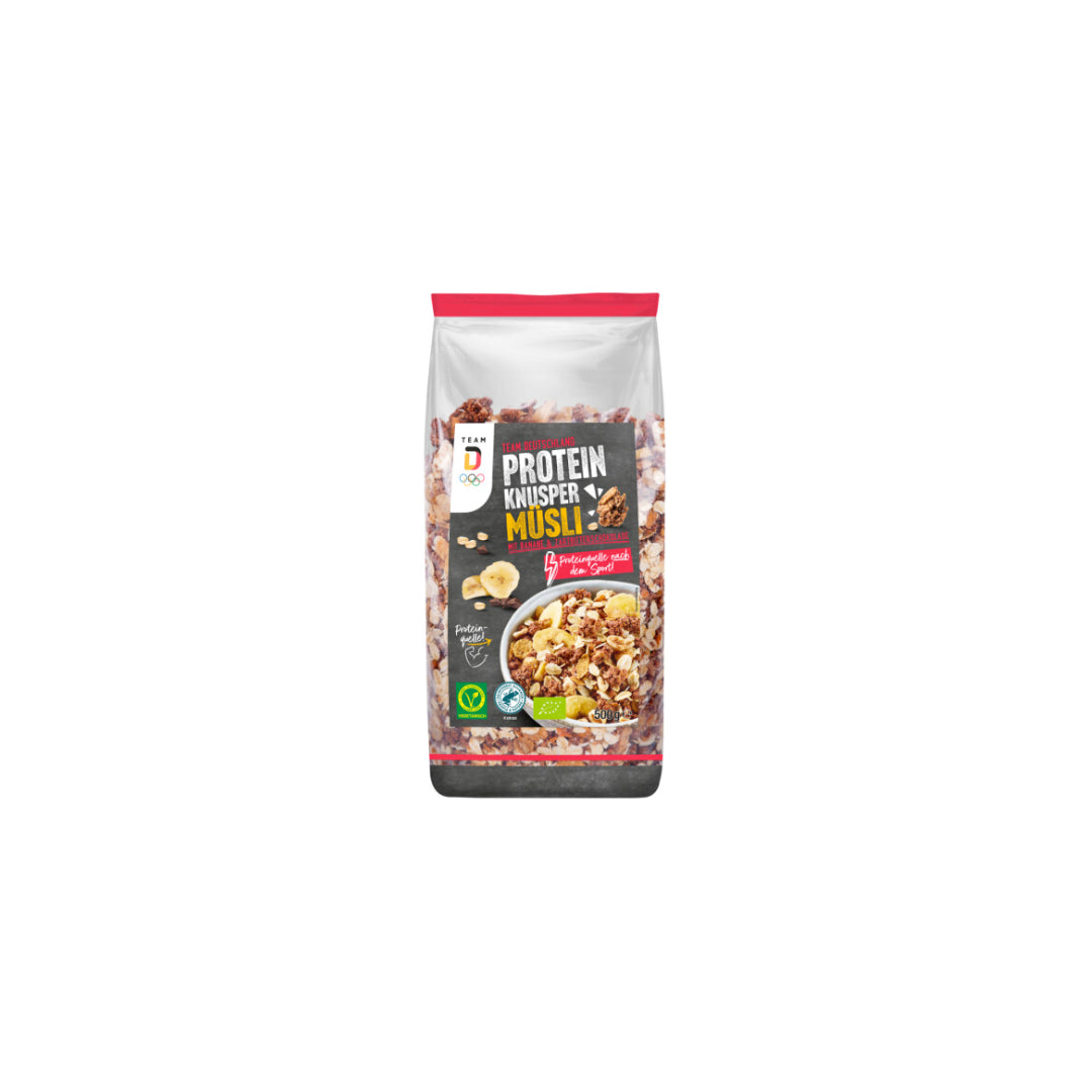 Bio TEAM D Protein-Knusper-Müsli Schoko Banane 500g