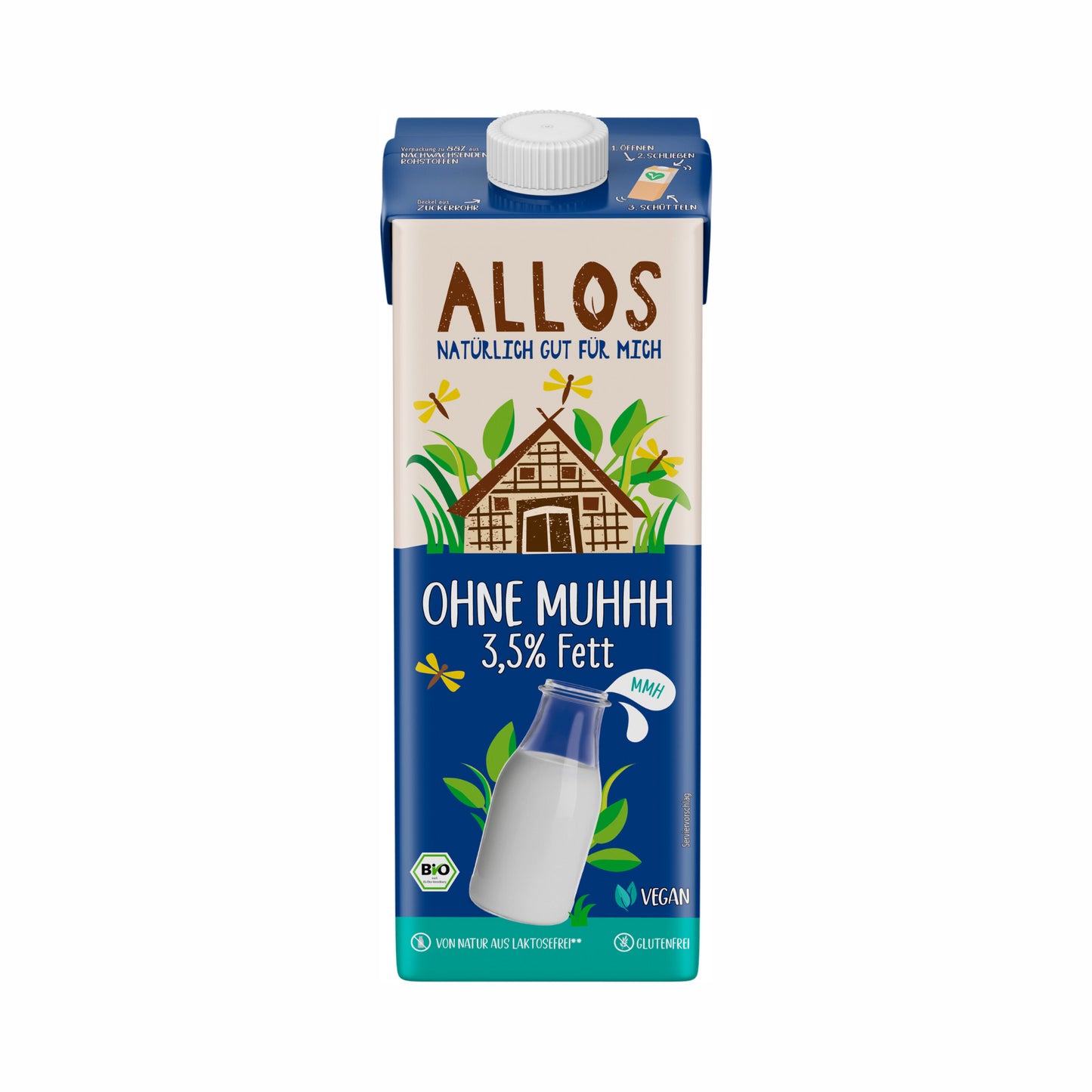 Bio Allos Ohne Muhhh Drink 3,5% Fett 1l