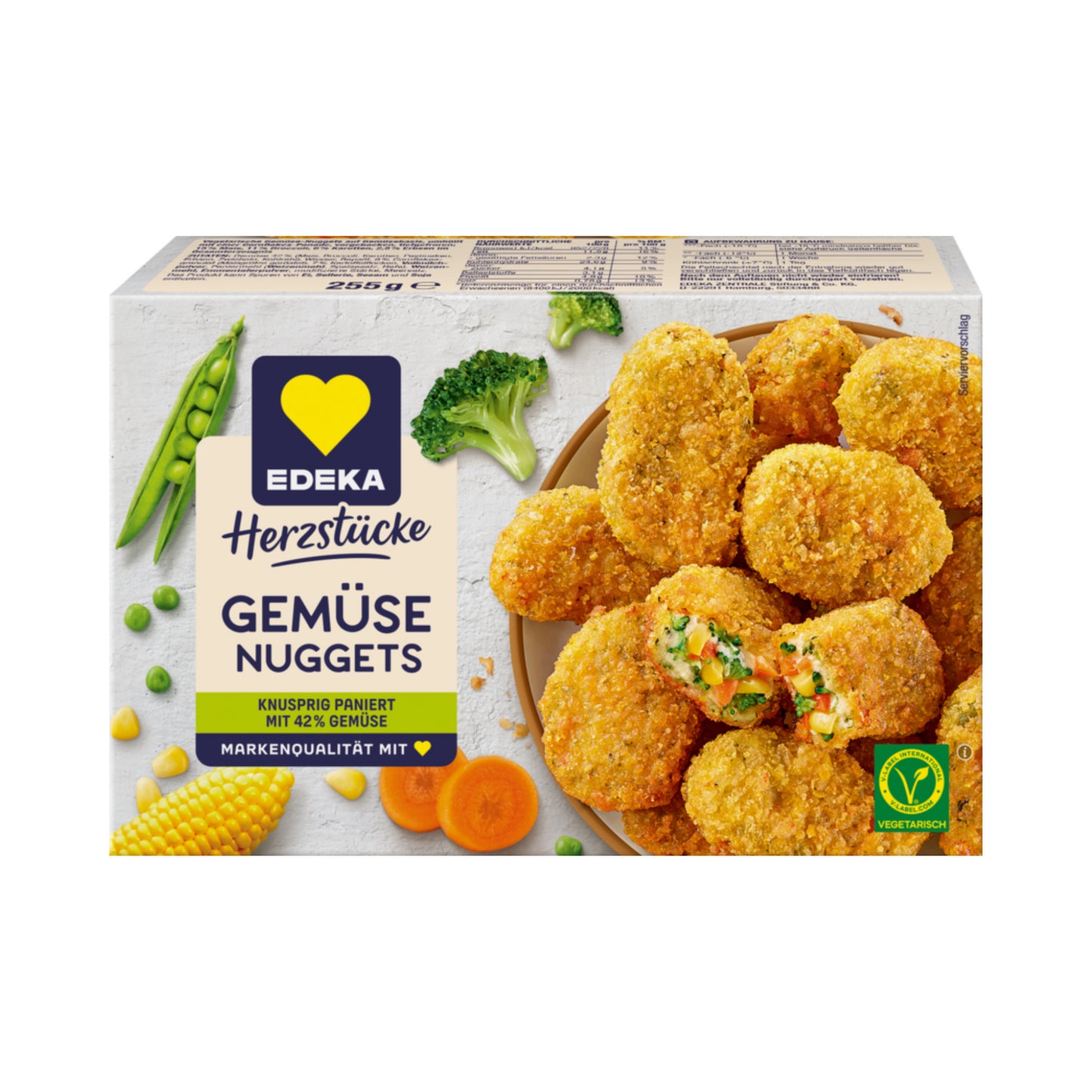 EDEKA Herzstücke Gemüsenuggets 255g
