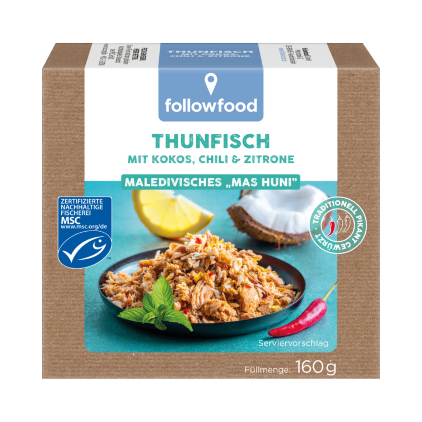 MSC Followfood Thunfisch Maledivisches Mas Huni 160g
