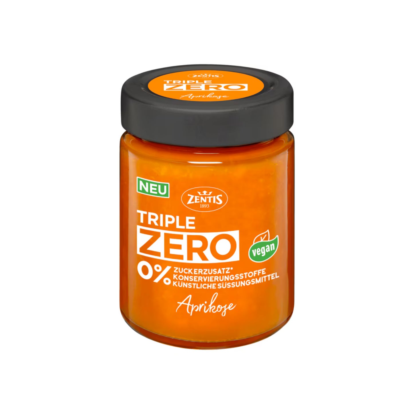 Zentis Triple Zero Fruchtaufstrich Aprikose 185g