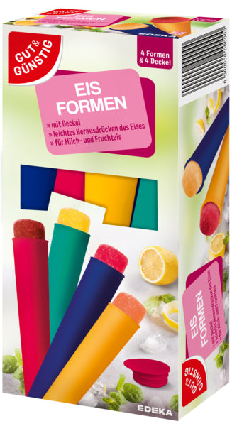 GUT&GÜNSTIG Eisform Set Silikon 4-teilig