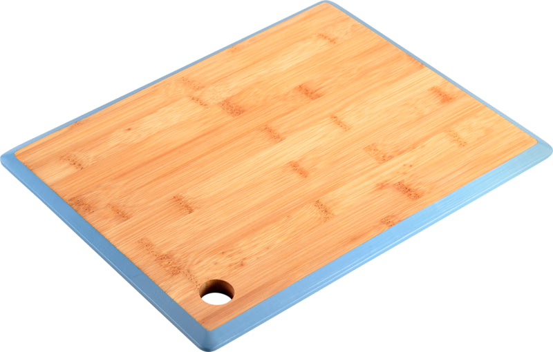 Kesper Schneidebrett Bambus blau