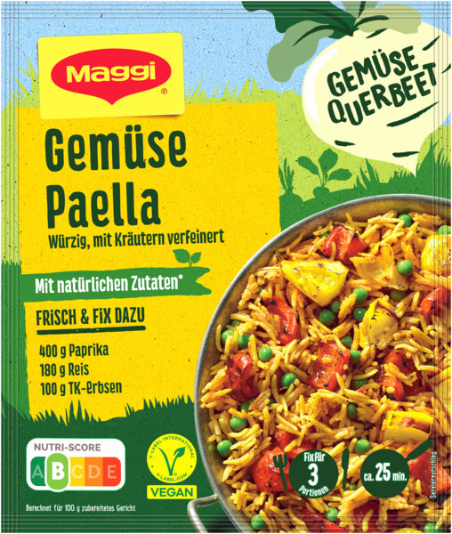 Maggi Fix Gemüsepaella Querbeet 23g