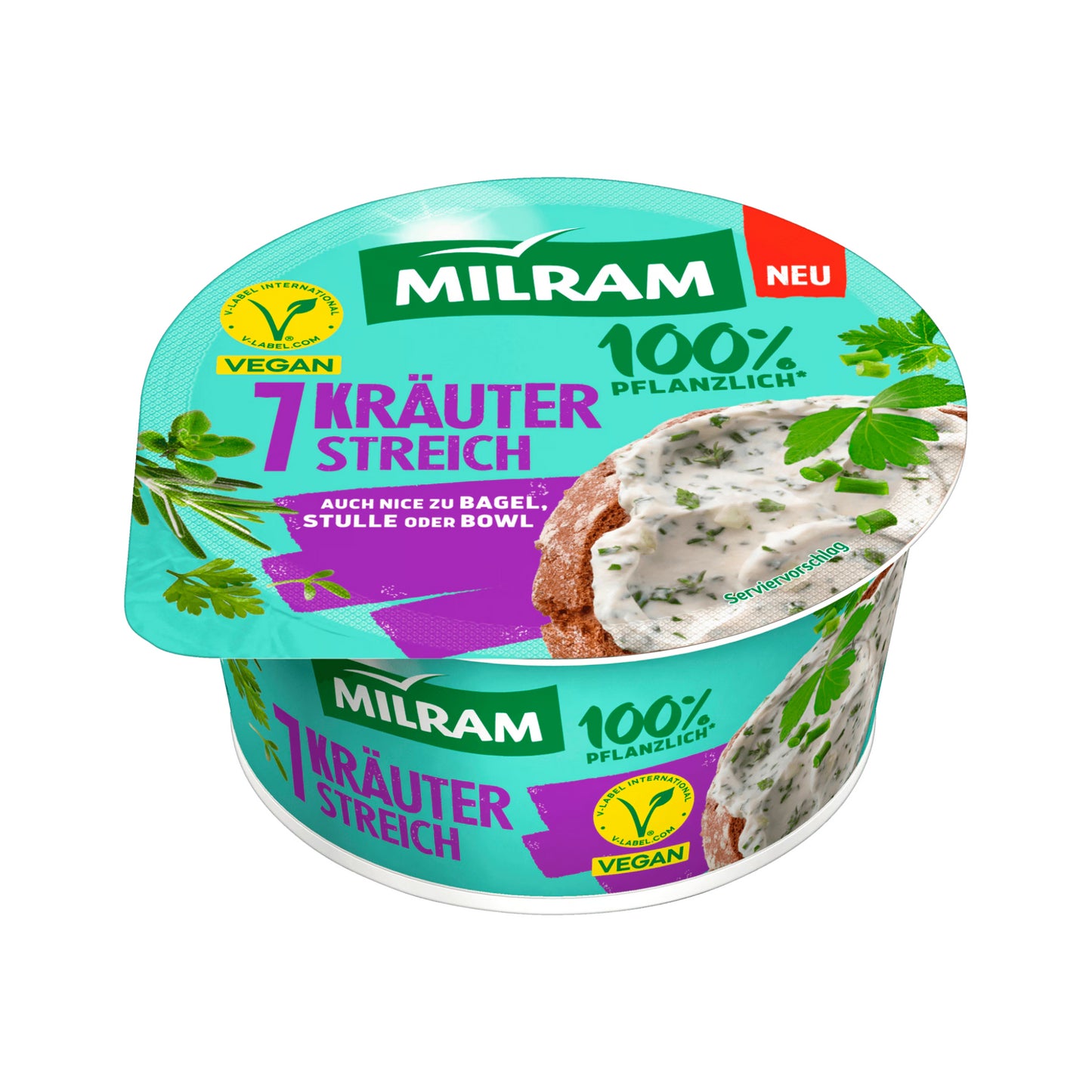 Milram 7-Kräuter Streich vegan 155g