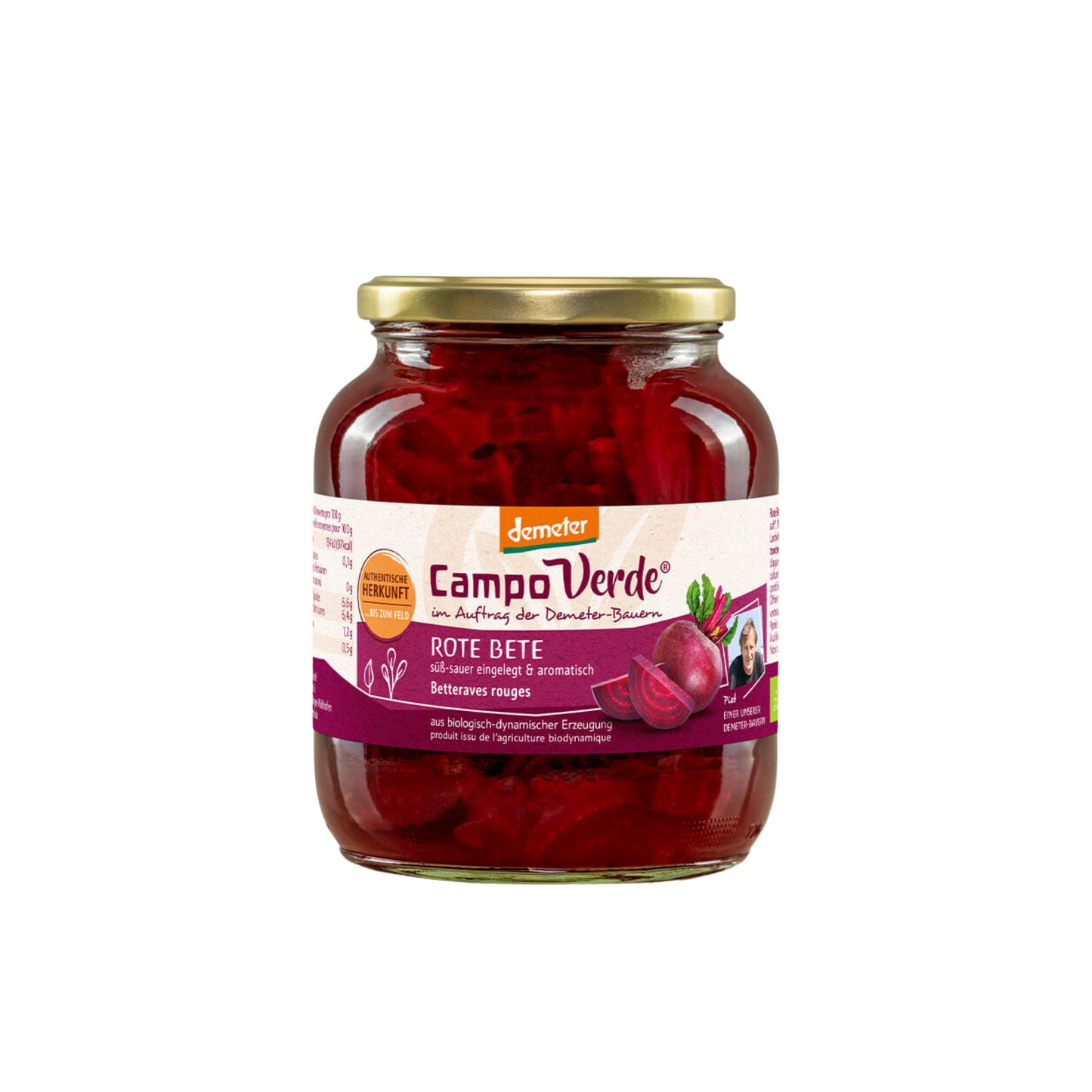 Demeter Campo Verde Rote Beete 680g