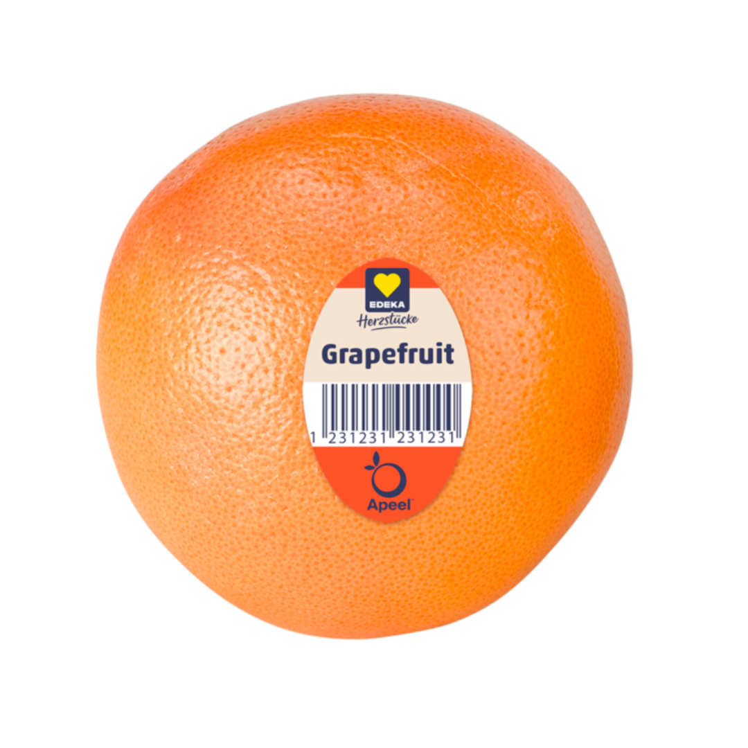 EDEKA Herzstücke Grapefruit rot behandelt Spanien Klasse I